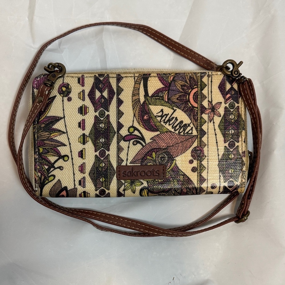 Sakroots Artistic Patterned Wristlet